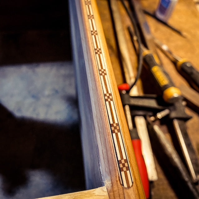 Crazy Horse Amplifier wood inlay