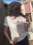 WOMENS SPARROW T-SHIRT IN WHITE OR BLACK