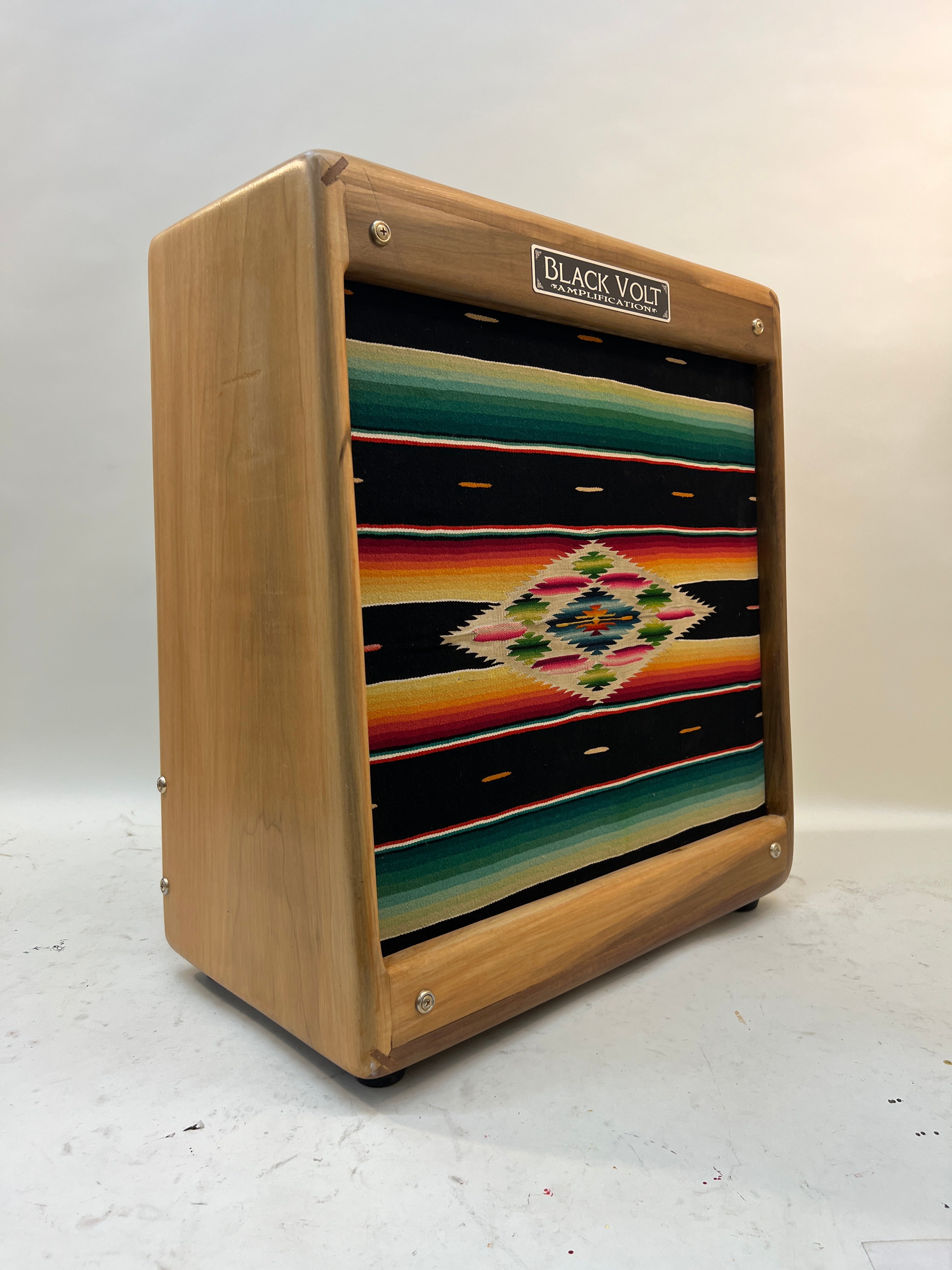 Crazy Horse Amplifier with vintage Indian design grill cloth
