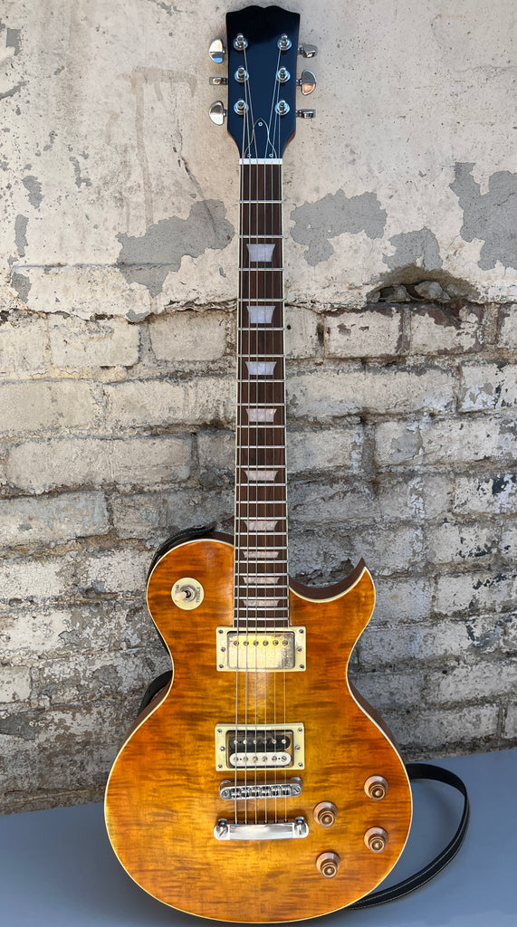 Dirty Lemon Black Volt Modified Les Paul Guitar