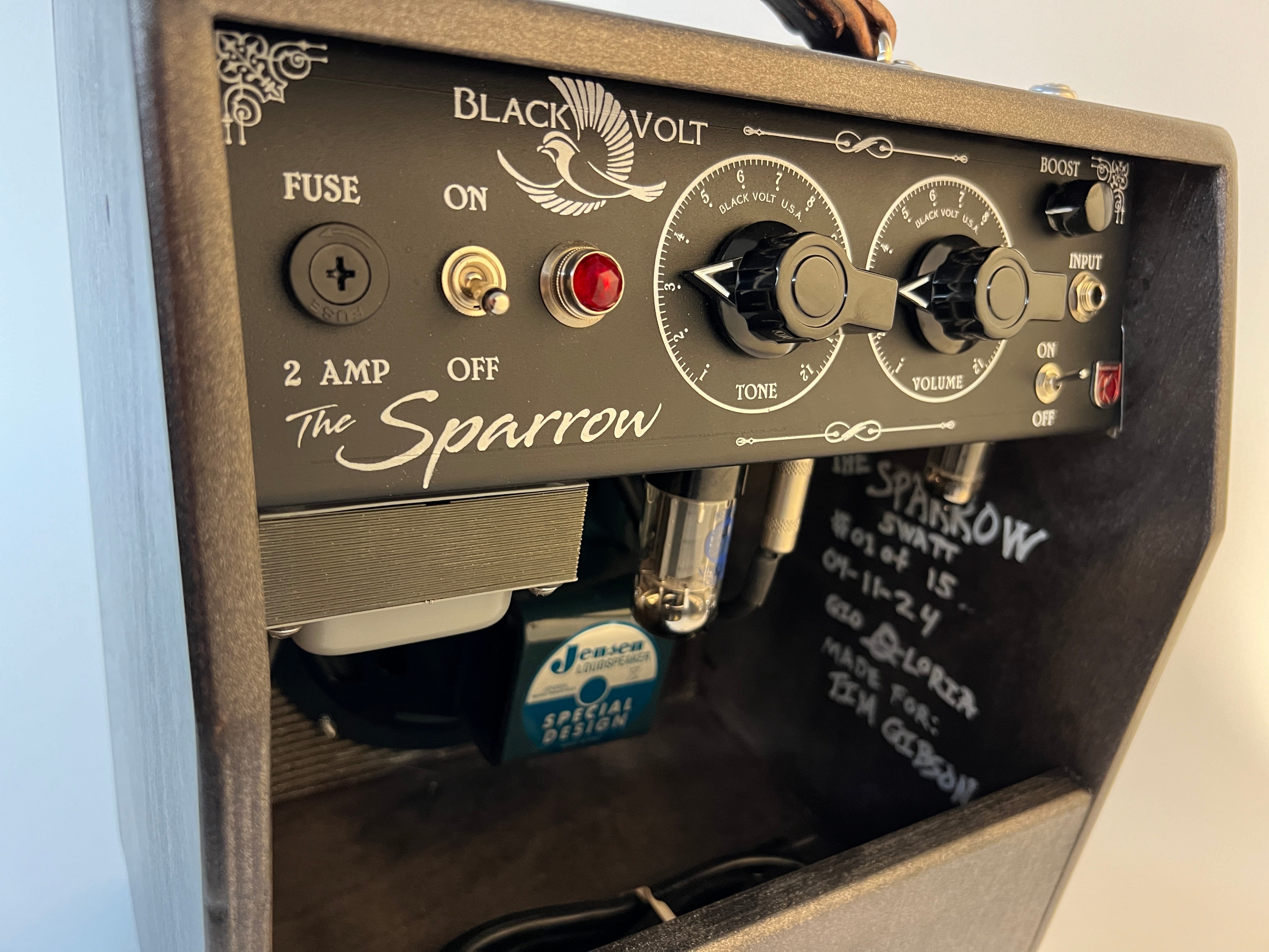 The Sparrow Amplifier Backside