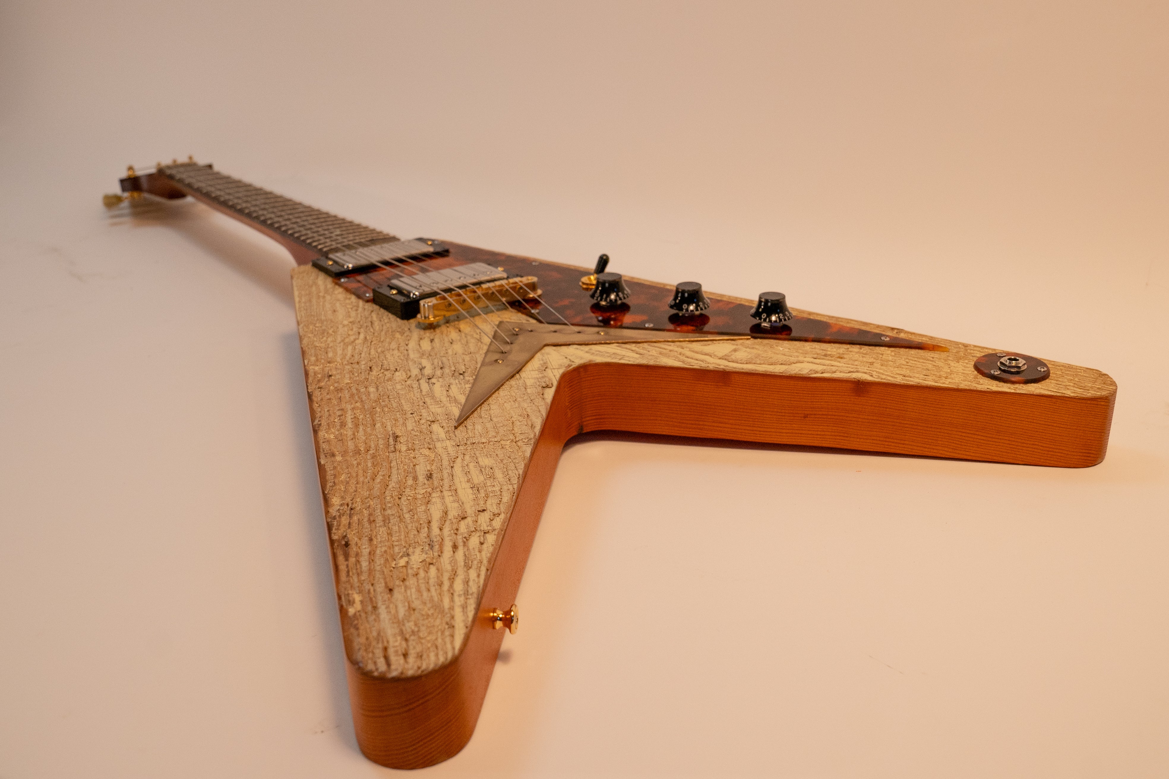 Veronica Guitar Old Pine Body