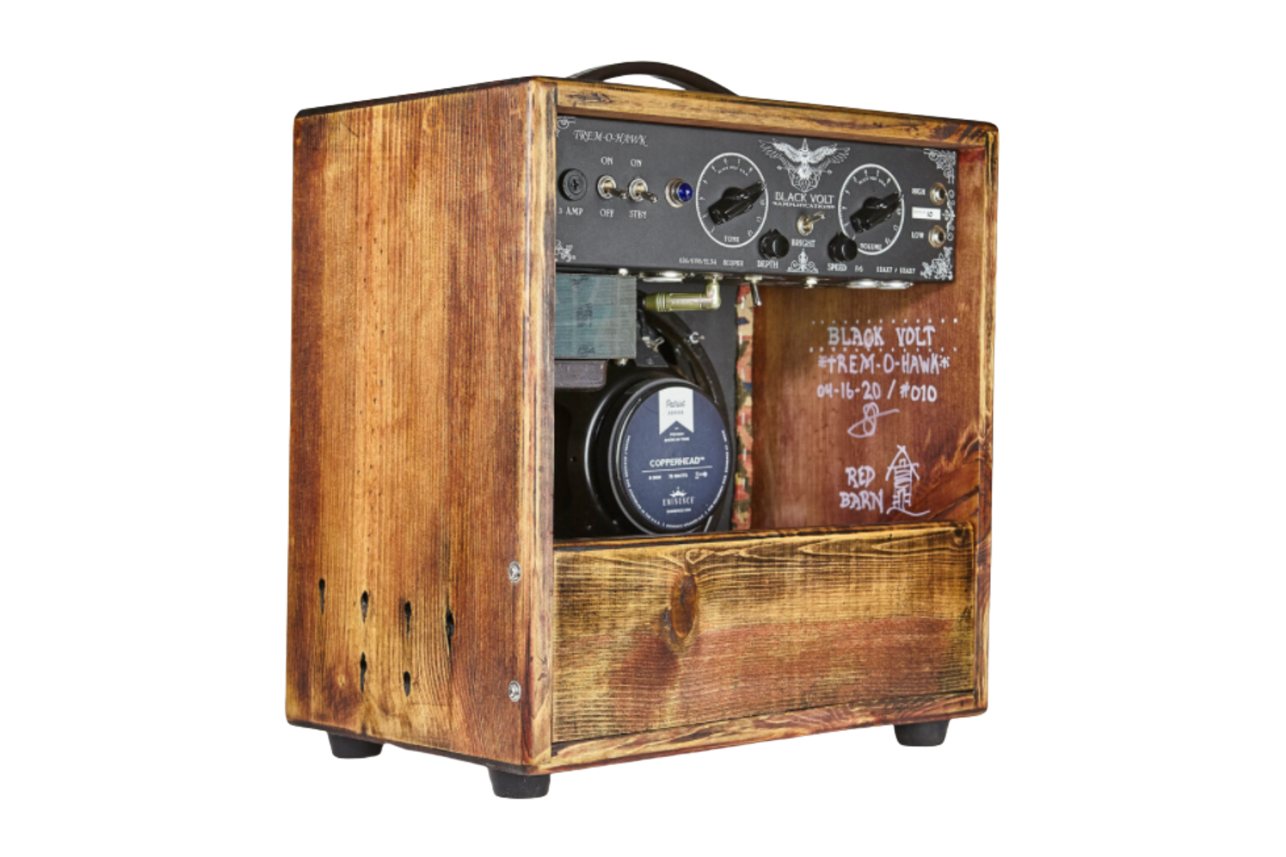 TREM-O-HAWK custom amplifier speaker details