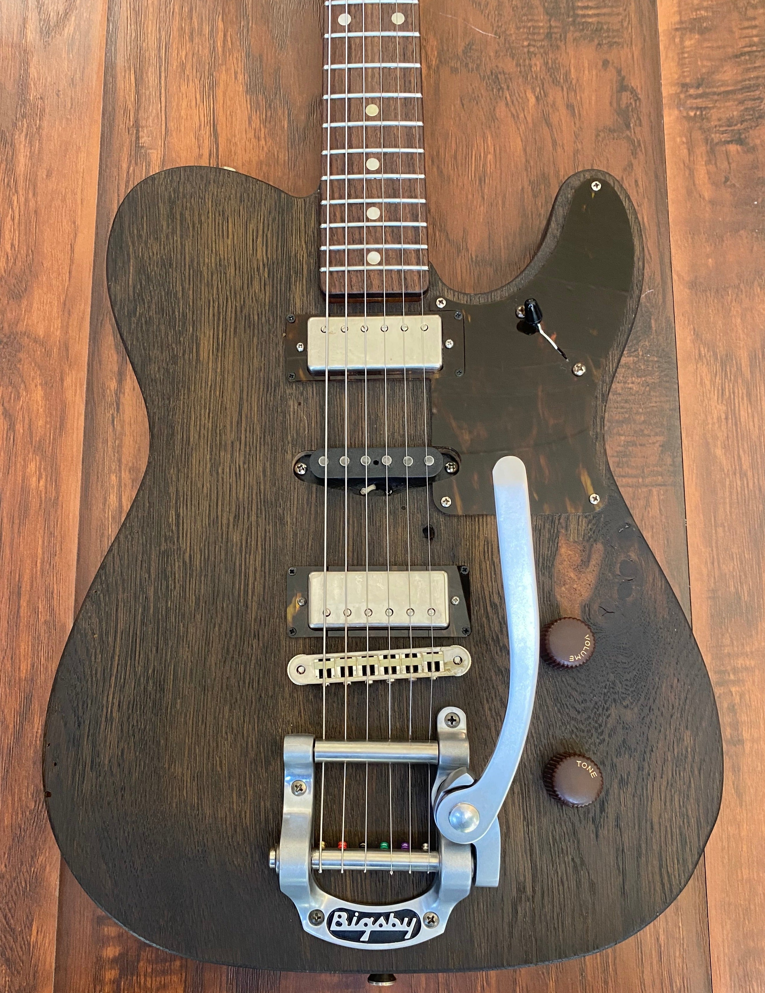 3 Pick Up Maple Top Custom T-Style w/ Bigsby